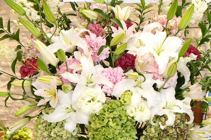 新宿から贈る開業祝いスタンド花