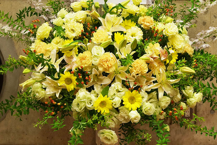 新宿から贈る出演祝いのスタンド花